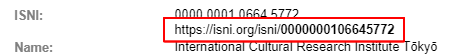 ISNI